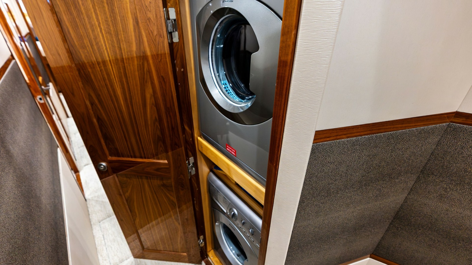 Compact Laundry Area with Appliances