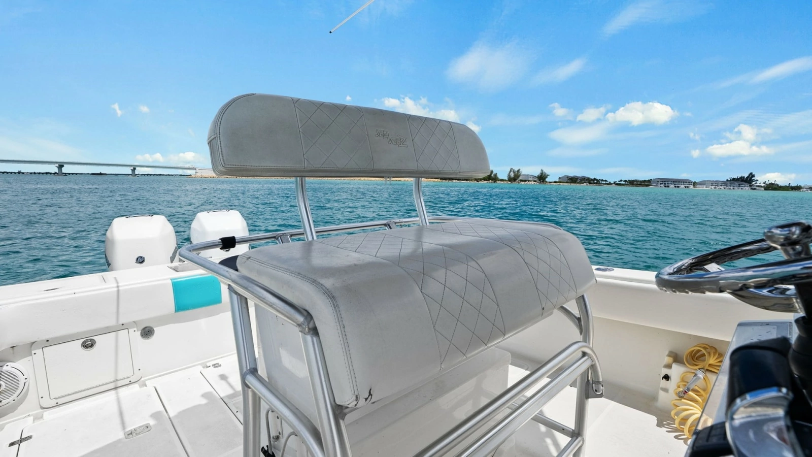 Helm Seating Area with Ocean View