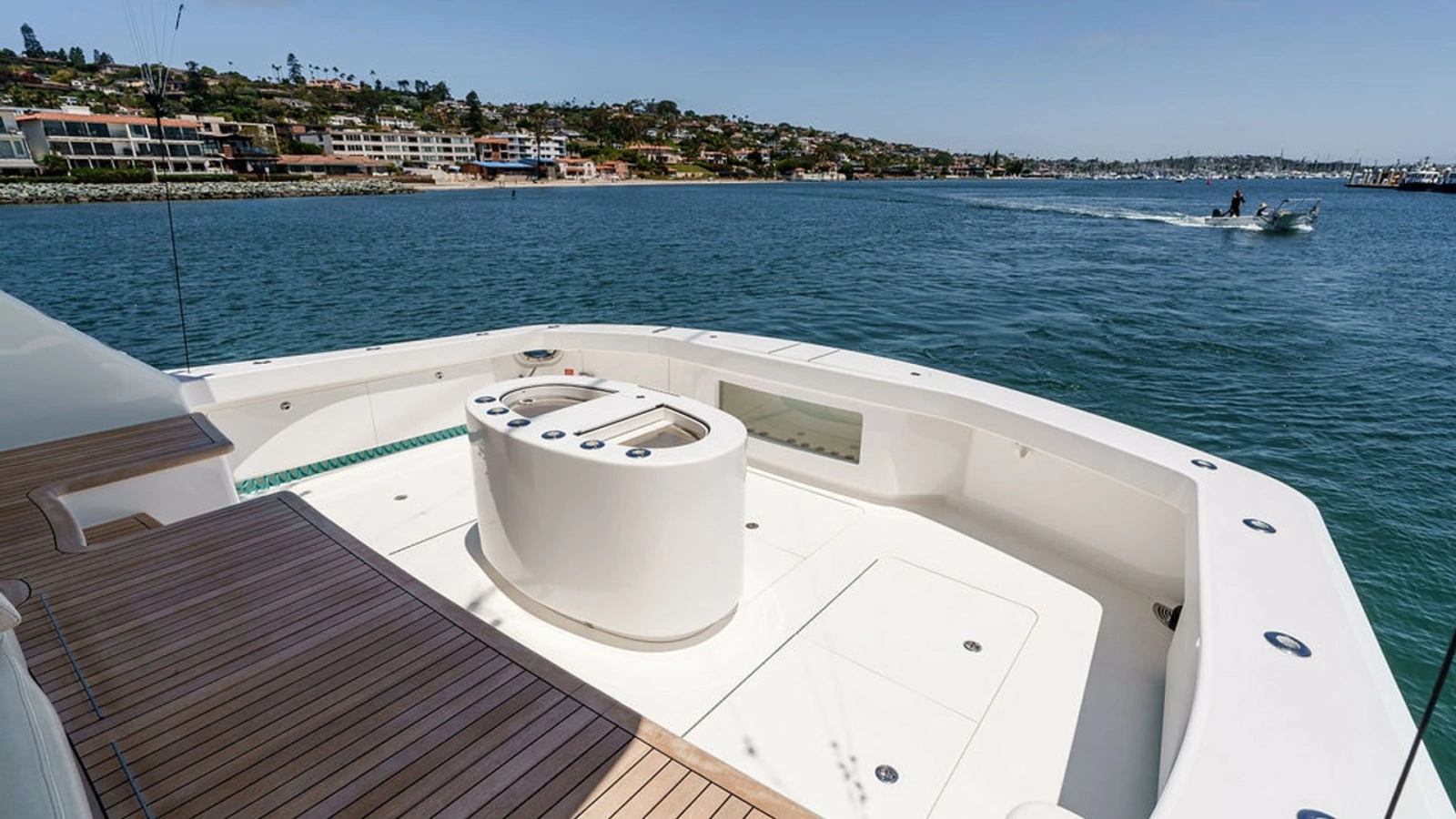Spacious Aft Deck with Teak Flooring