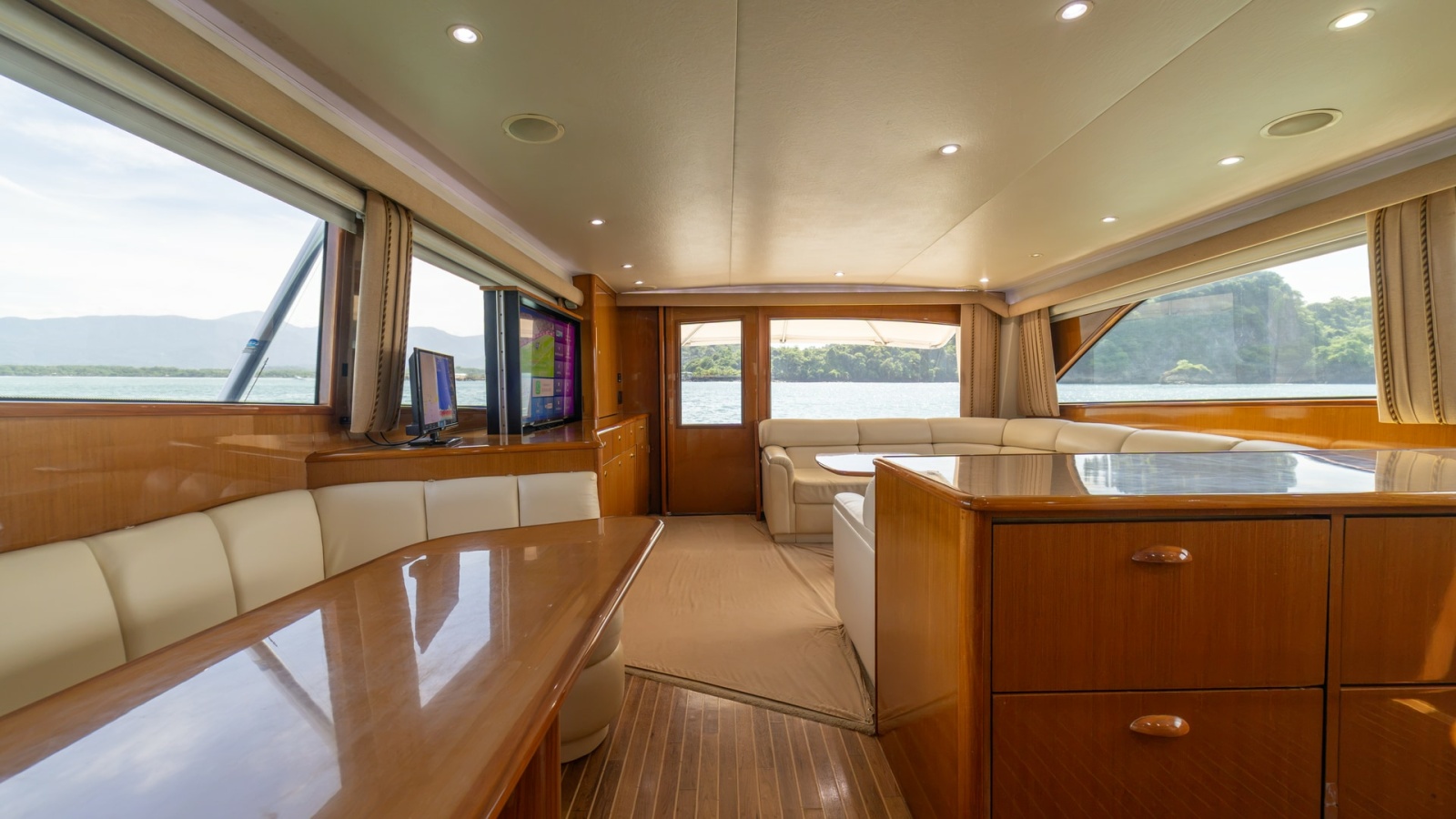 Spacious Salon with Panoramic Views