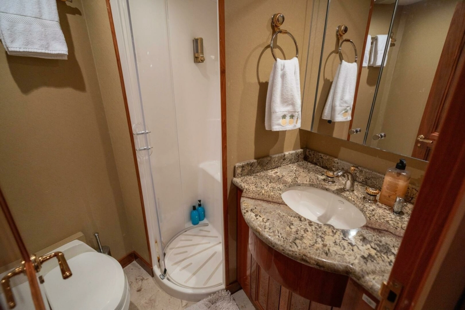 2005 Hatteras 68 Convertible- Guest Head 2
