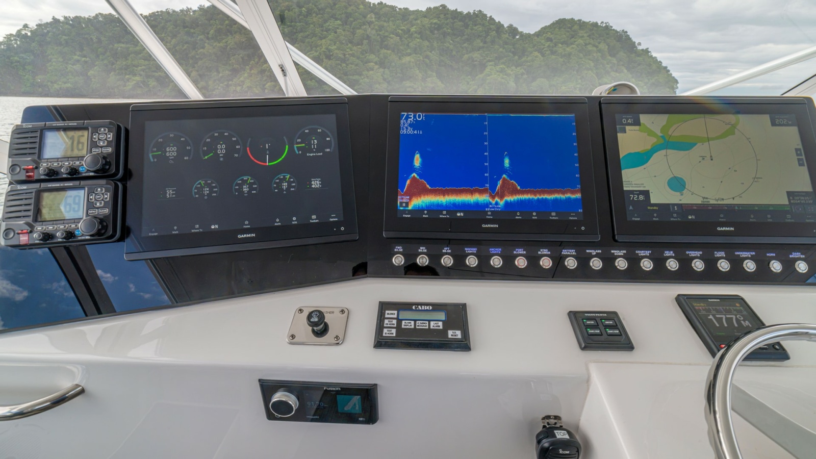 Helm Station with Advanced Electronics