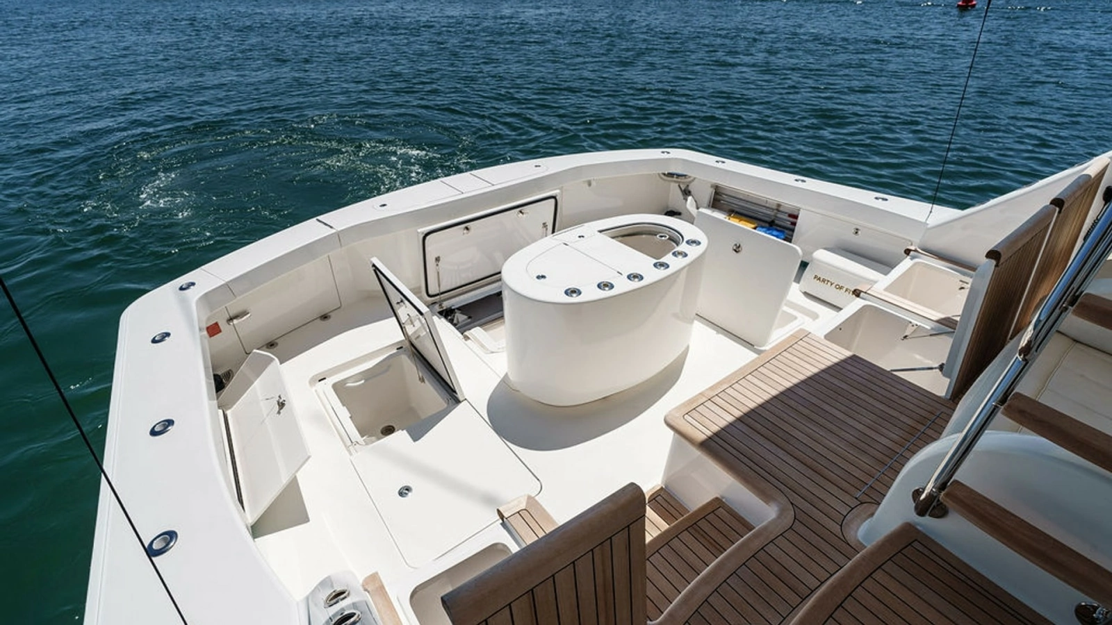 Spacious Aft Deck with Seating Area