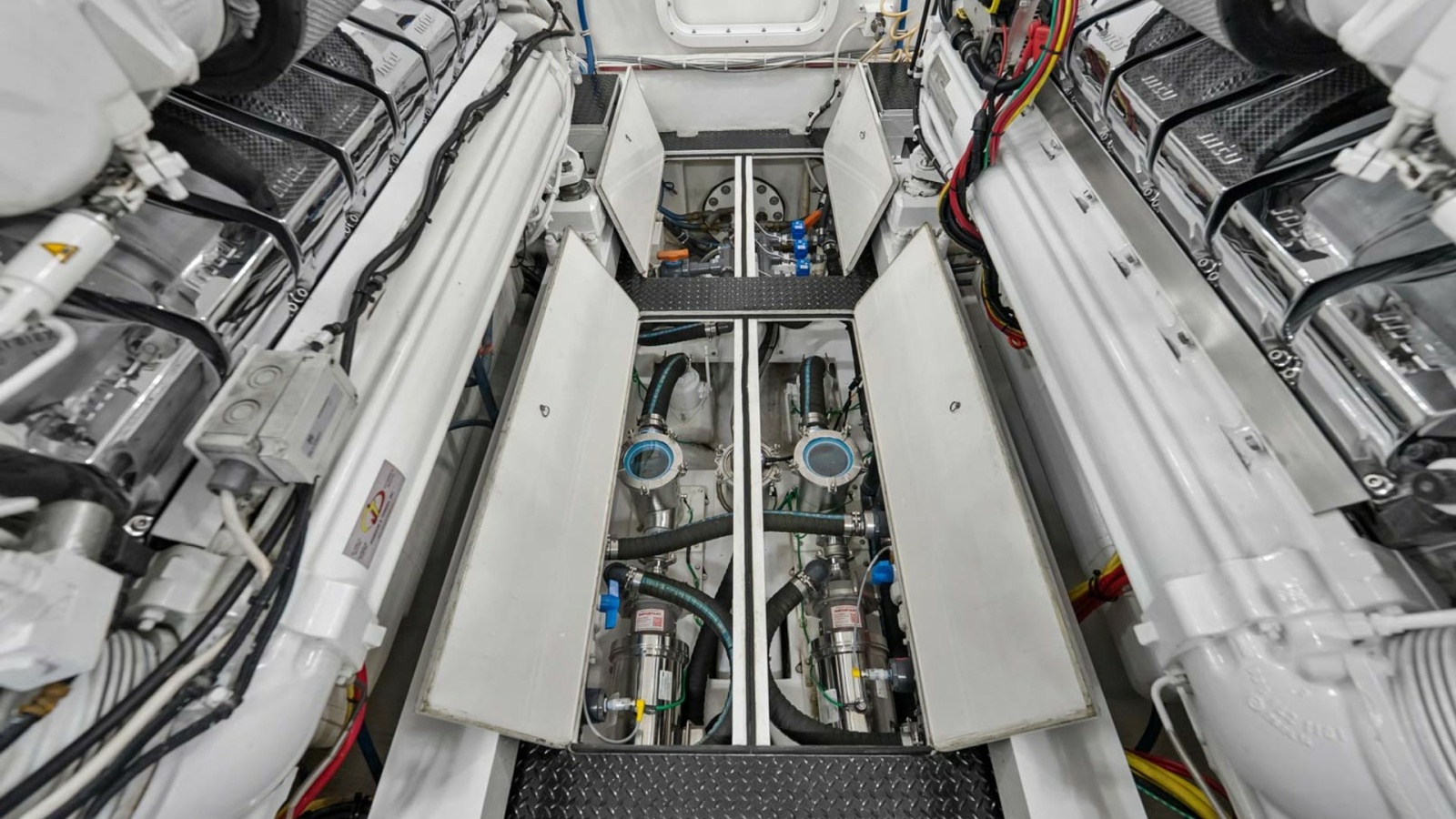 Engine Room with Dual Engines