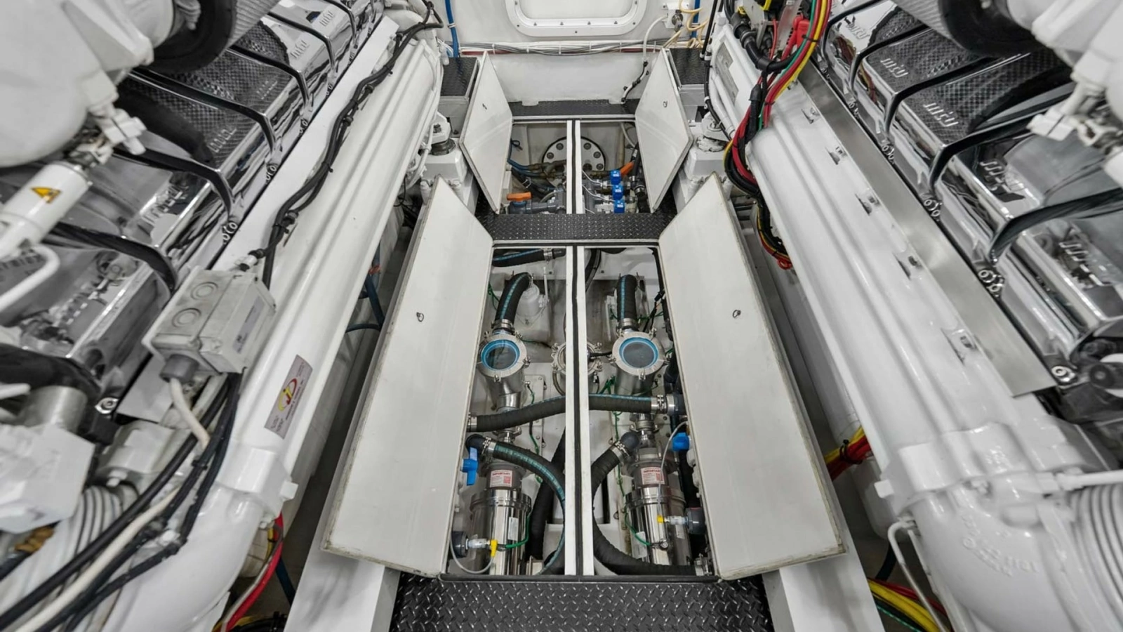 Engine Room with Dual Engines