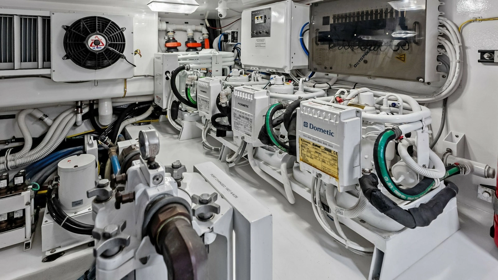 Engine Room with Dometic Units