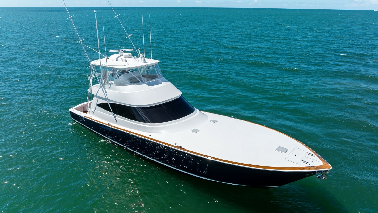 Aerial View of Sleek Bow