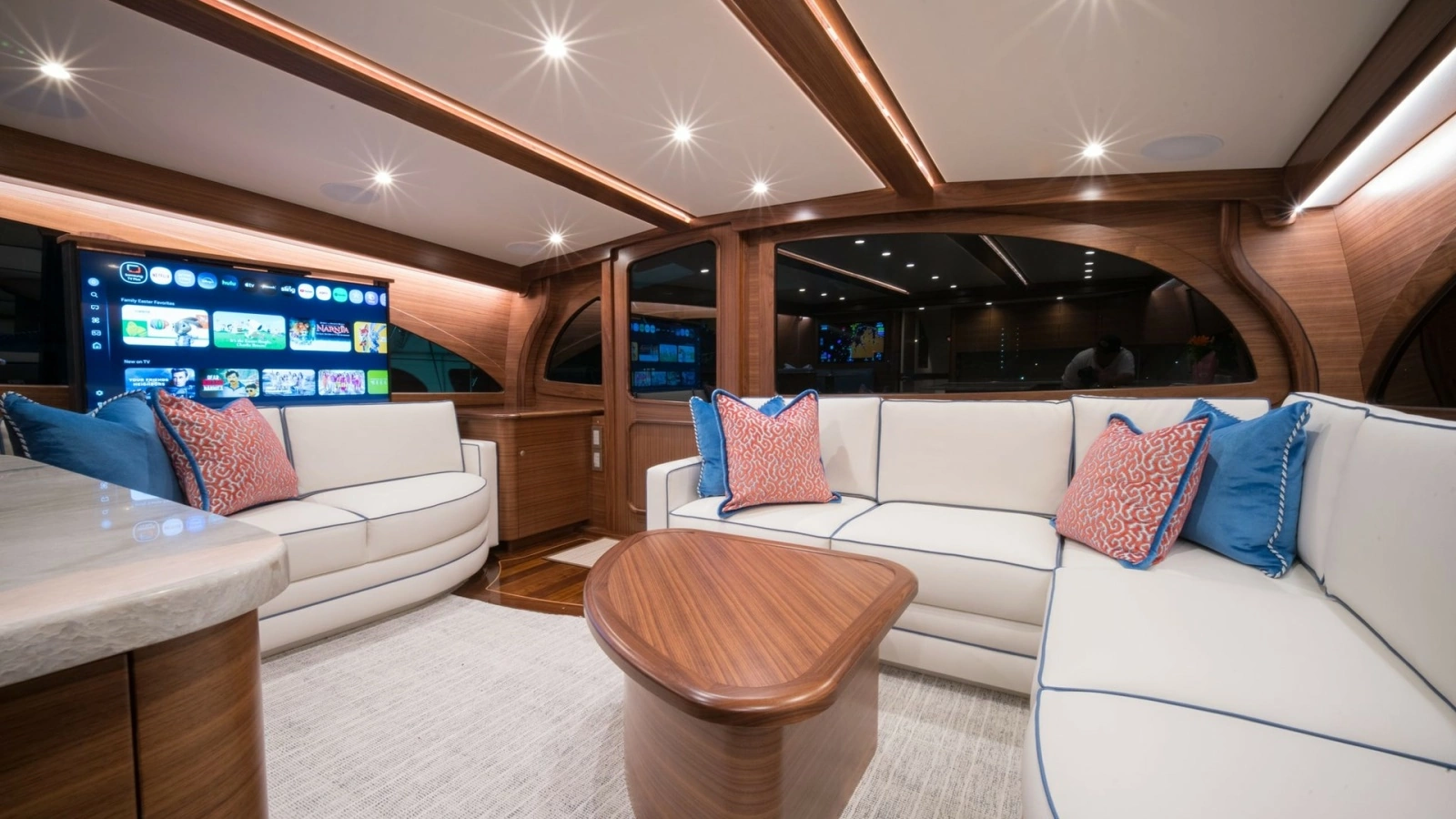 2026 Winter Custom Yachts 75 Open Convertible- MISS CARRIE- Salon