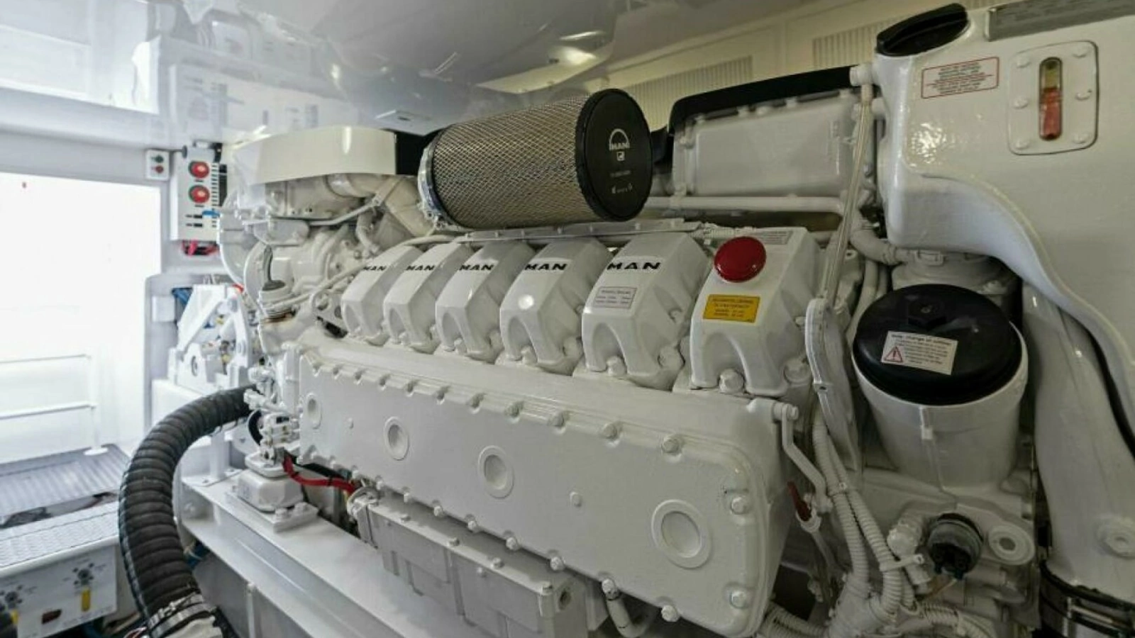 Engine Room with MAN Engines