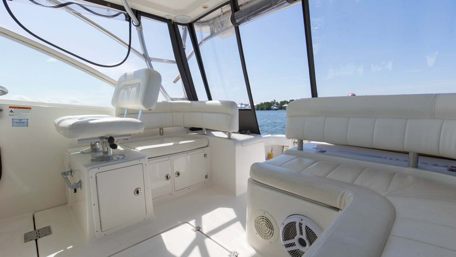 Spacious Cockpit with Seating Area