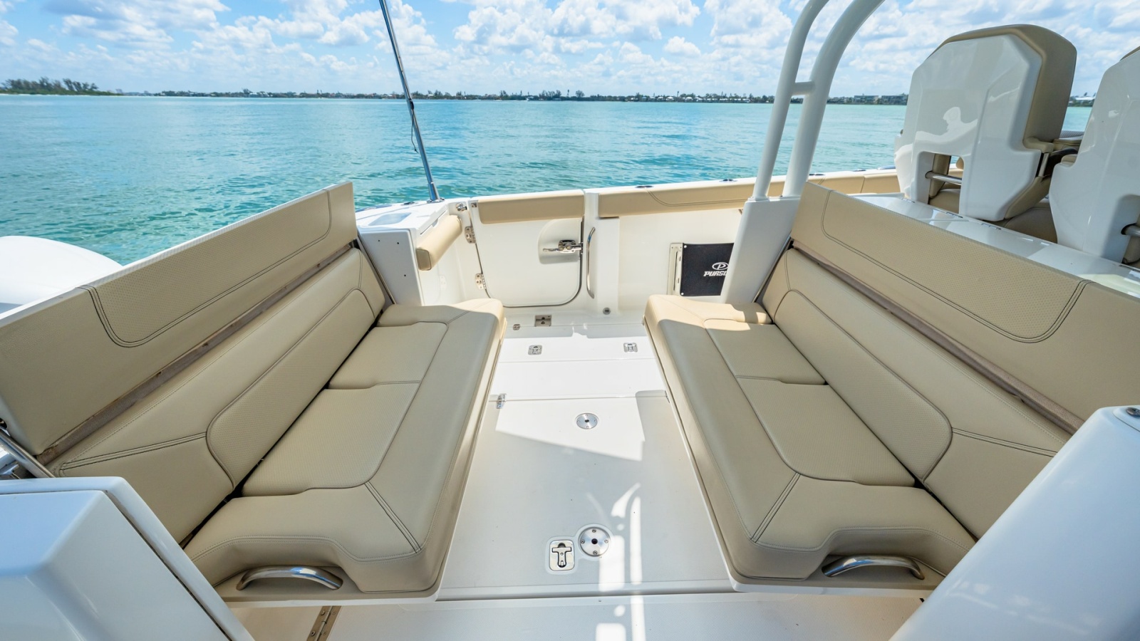 Spacious Aft Deck Seating Area