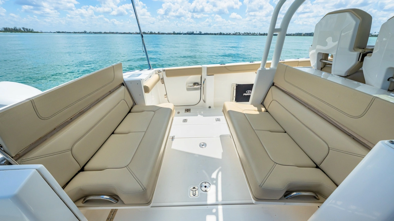 Spacious Aft Deck Seating Area