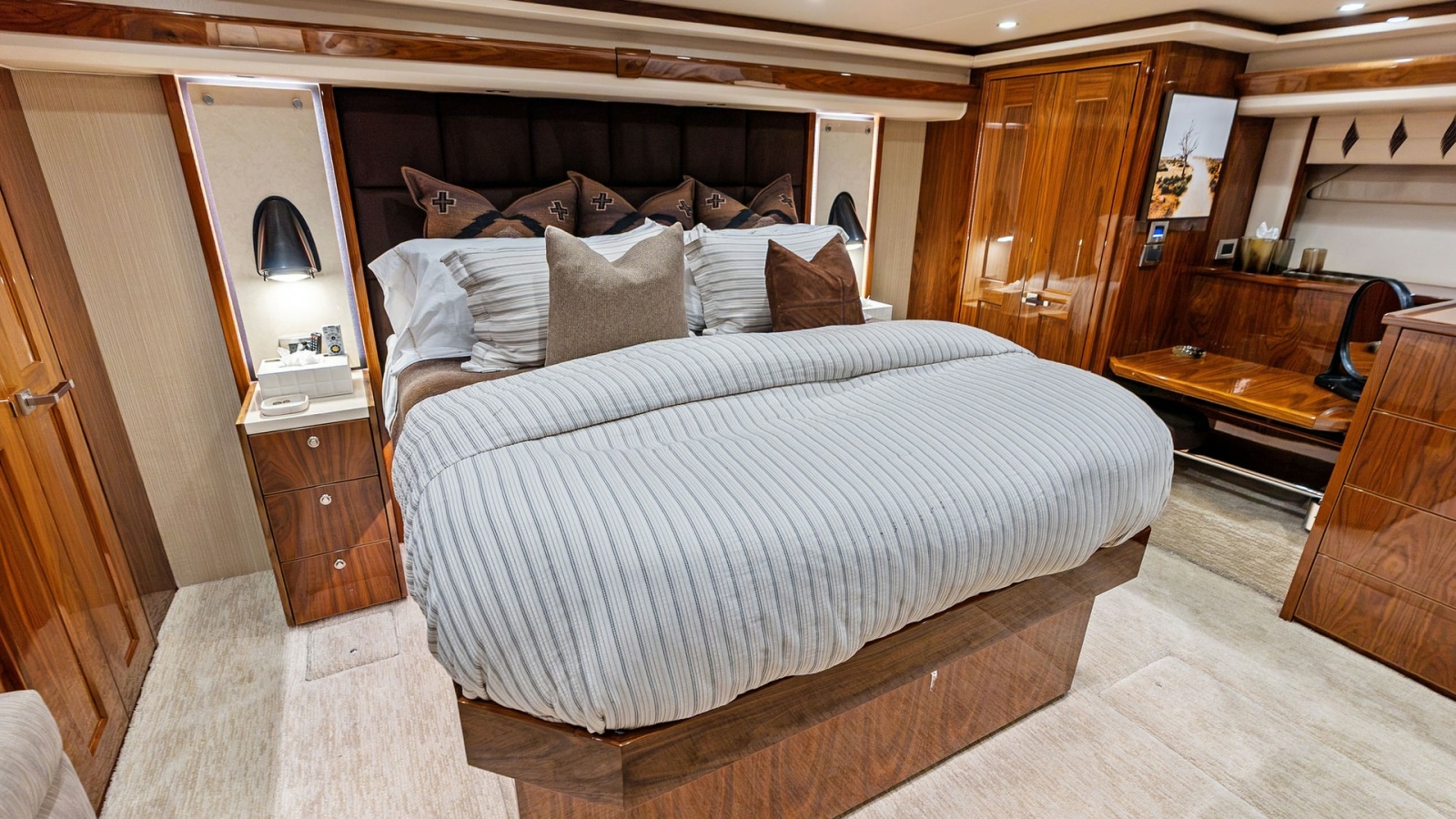 Luxurious Master Stateroom Interior