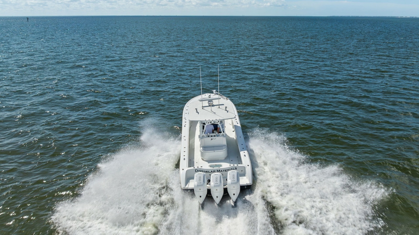 Aerial View of Triple Engine Aft