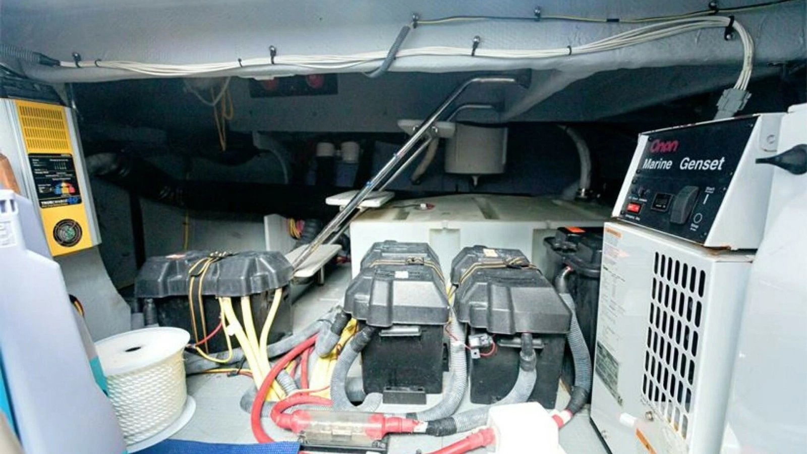 Engine Room with Marine Genset