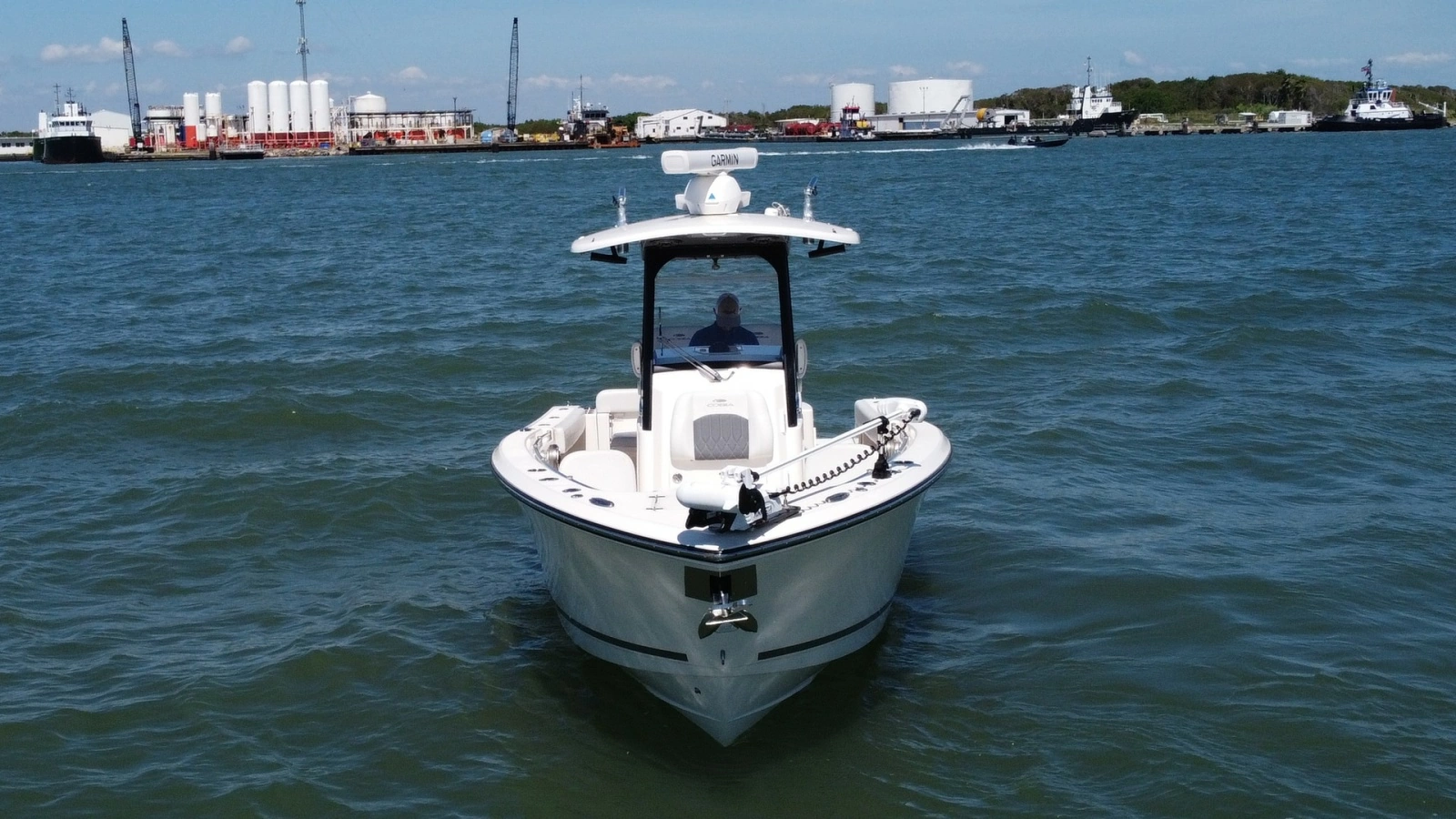 Bow View of Cobia 280 Center Console