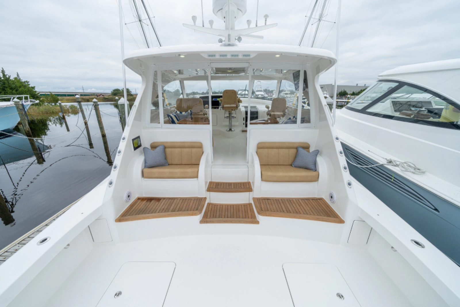 New 54 Viking Sport Coupe Cockpit
