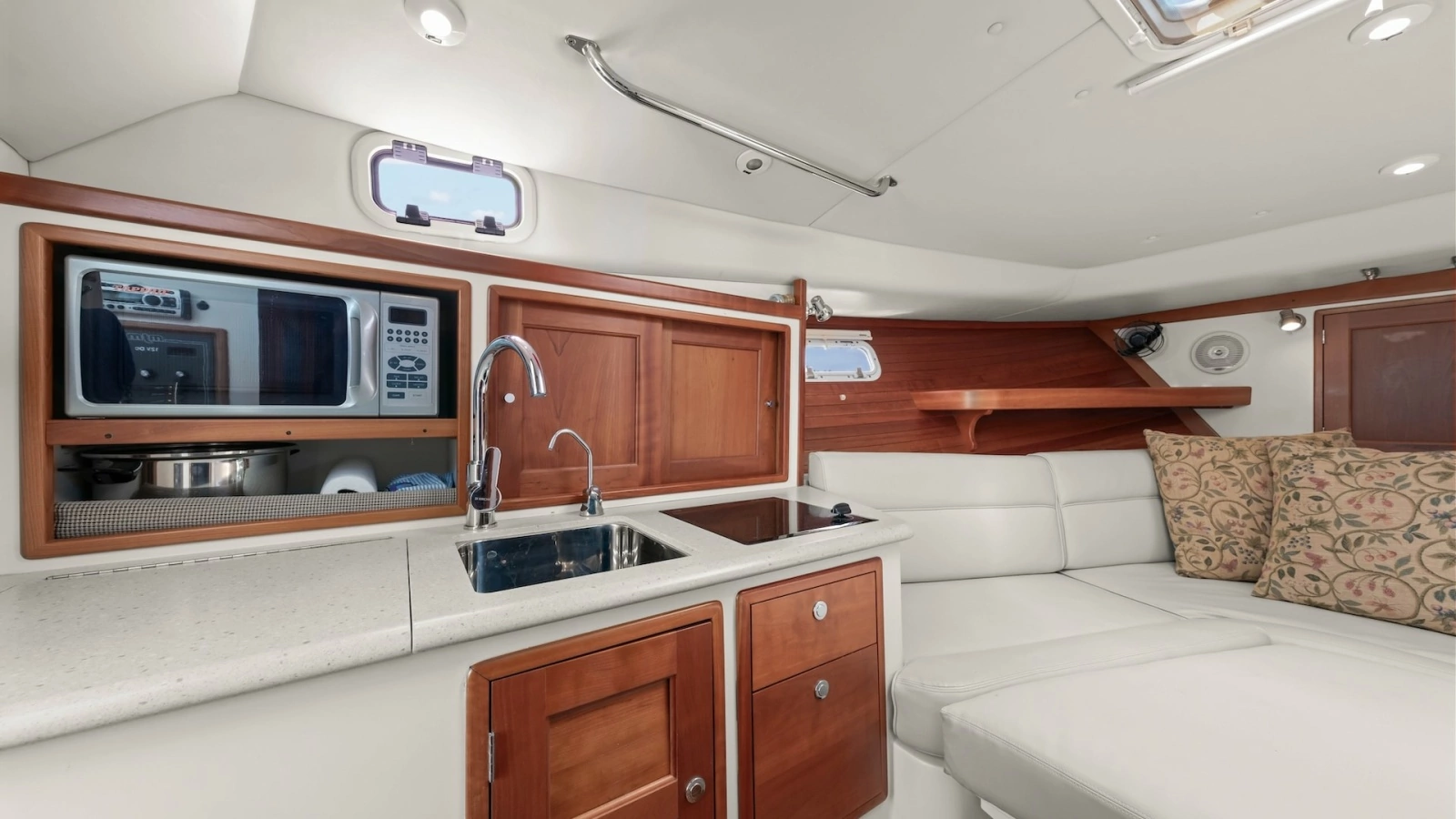 Galley and Lounge Area Interior