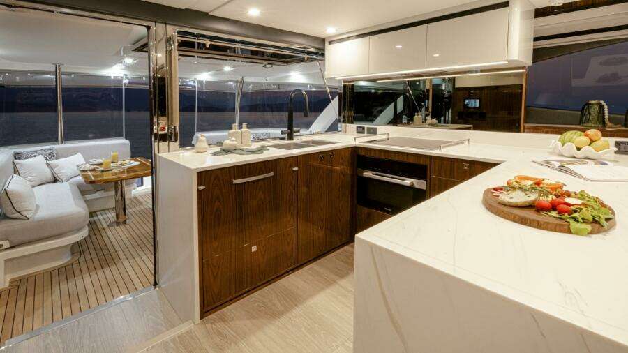 016 Riviera 72 SMY SII Galley