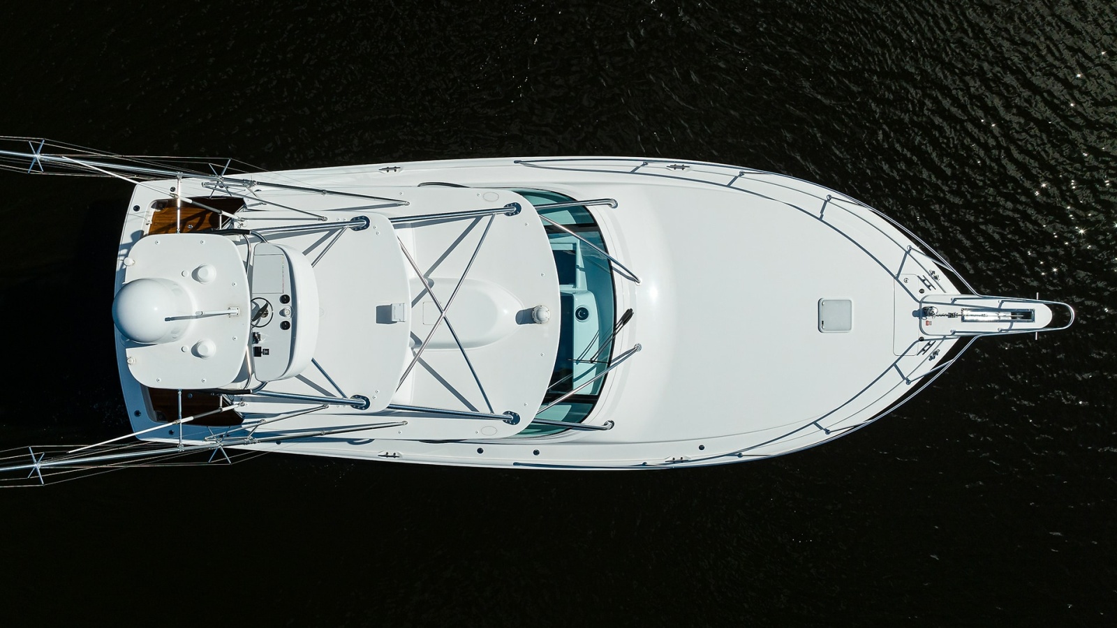 Aerial View of Bow and Deck