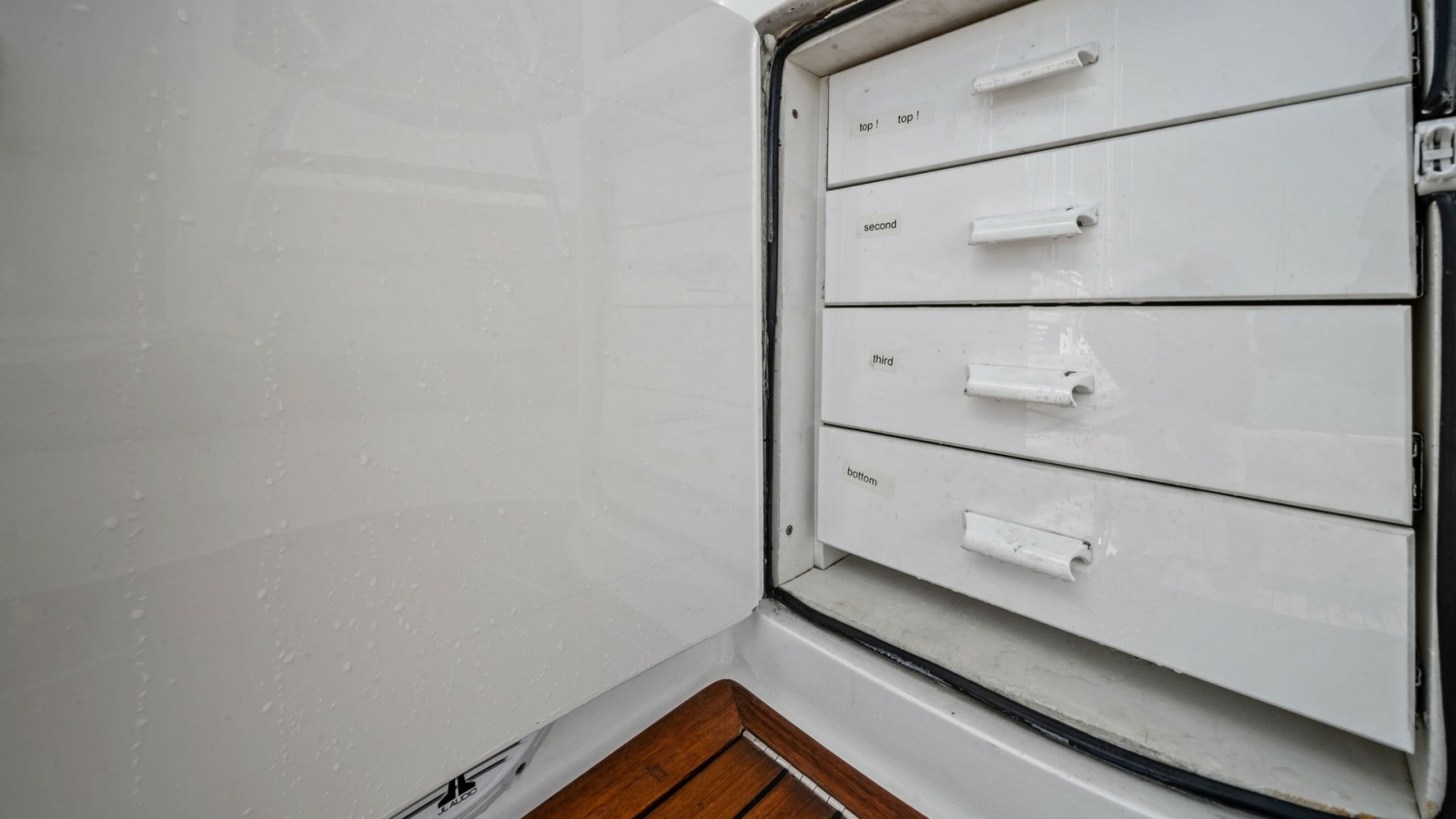 Starboard Tackle Storage Compartment
