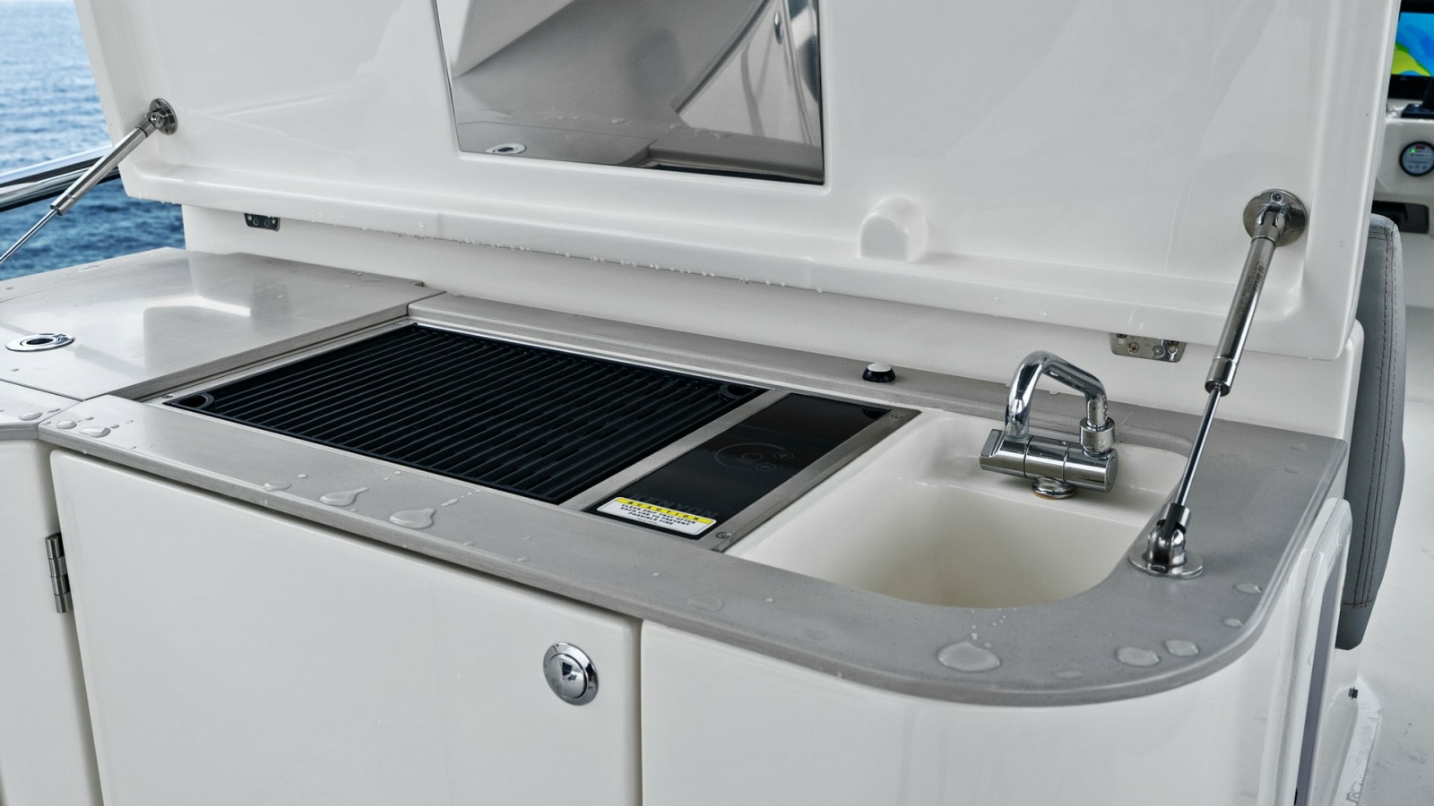 Outdoor Galley with Grill and Sink