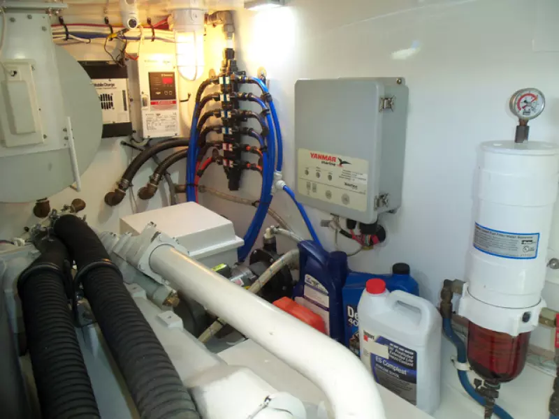 In Front of Port Engines