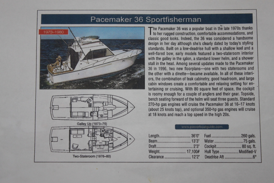 1972 Pacemaker Sport Fisherman