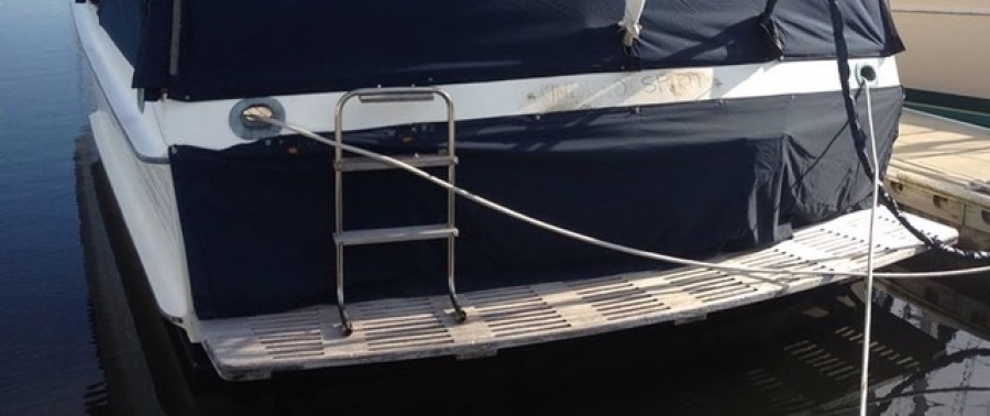 42' Grand Banks swimplatform