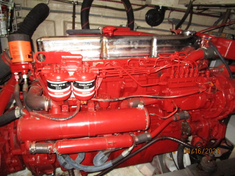 42' Grand Banks port main engine