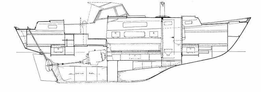 1972 Hallberg-Rassy Ramus 35 center cockpit