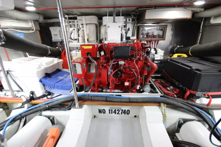 2003 Selene 53 Ocean Trawler - Engine Room
