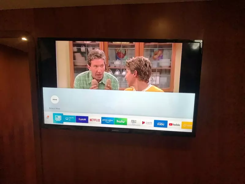 2003 Selene 53 Ocean Trawler - Forward Stateroom 32 Inch Smart TV