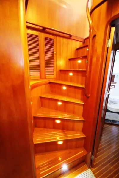 2003 Selene 53 Ocean Trawler - Lower Steps to Pilothouse