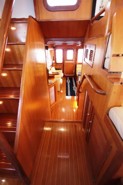 2003 Selene 53 Ocean Trawler - Pilothouse View Aft