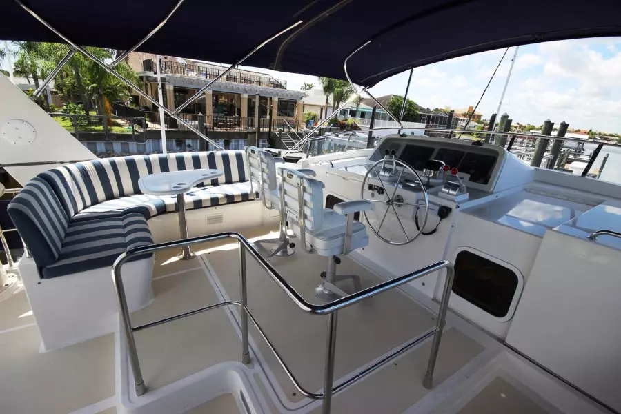 2003 Selene 53 Ocean Trawler - Bridge Deck