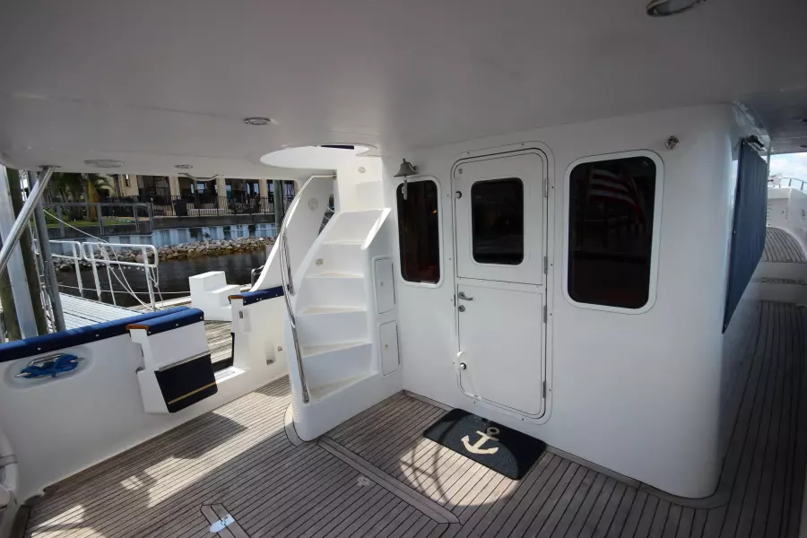 2003 Selene 53 Ocean Trawler - Cockpit