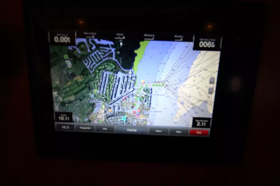 2003 Selene 53 Ocean Trawler - Lower Helm Garmin Chartplotter