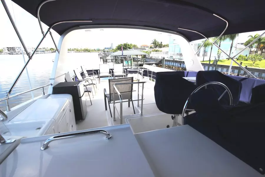 2003 Selene 53 Ocean Trawler - Bridge Deck
