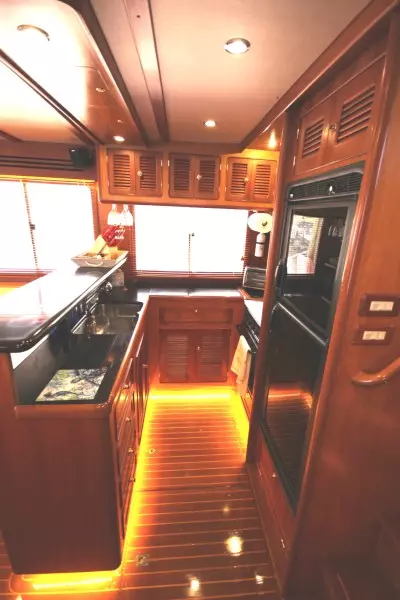 2003 Selene 53 Ocean Trawler - Galley
