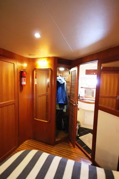 2003 Selene 53 Ocean Trawler - Master Stateroom Closet