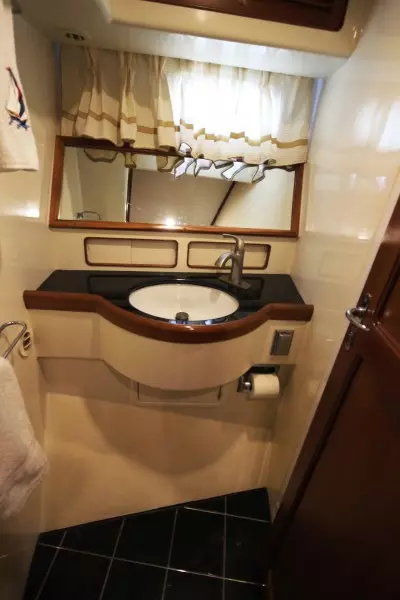 2003 Selene 53 Ocean Trawler - Forward Stateroom Head