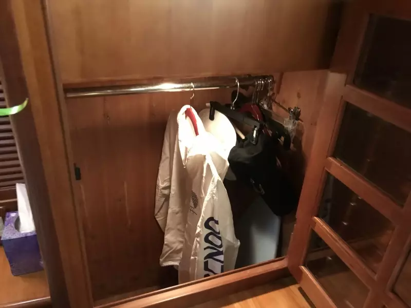 2003 Selene 53 Ocean Trawler - Master Stateroom Port Closet