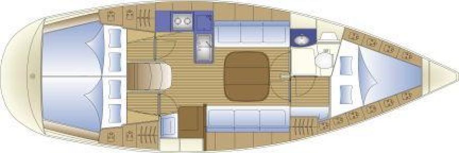 2004 Bavaria 36-3 Cabin
