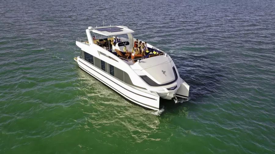 54 Overblue Power Catamaran Houseboat