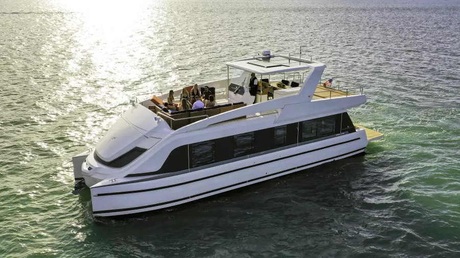 4 Overblue Power Catamaran Houseboat