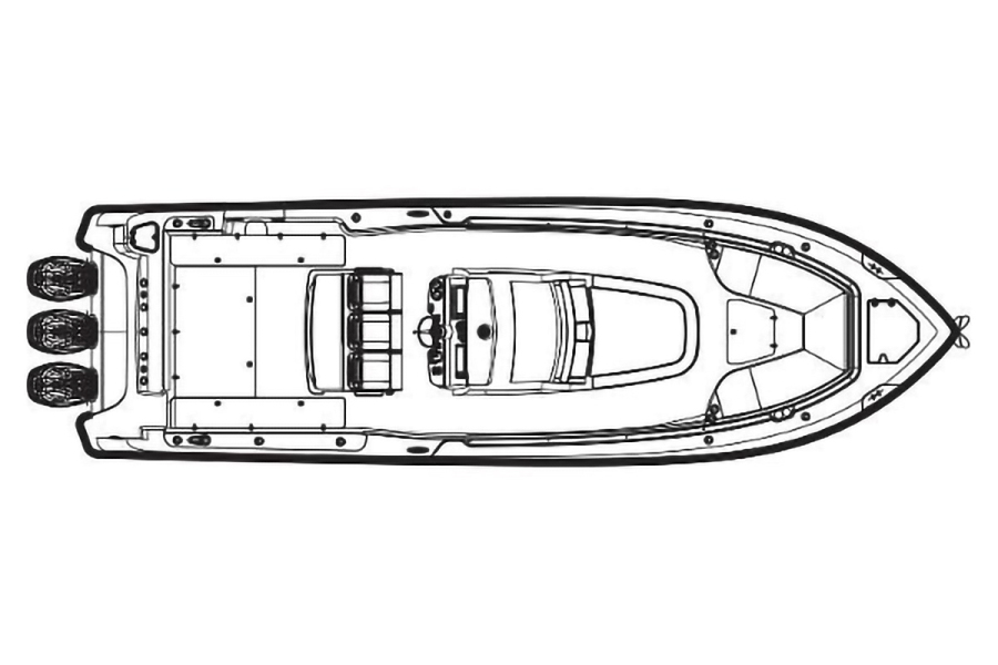 35' 2017 Boston Whaler 350 Outrage