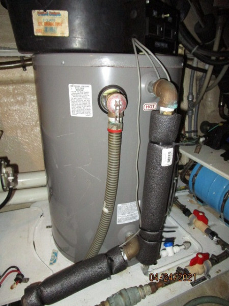 42' Grand Banks water heater