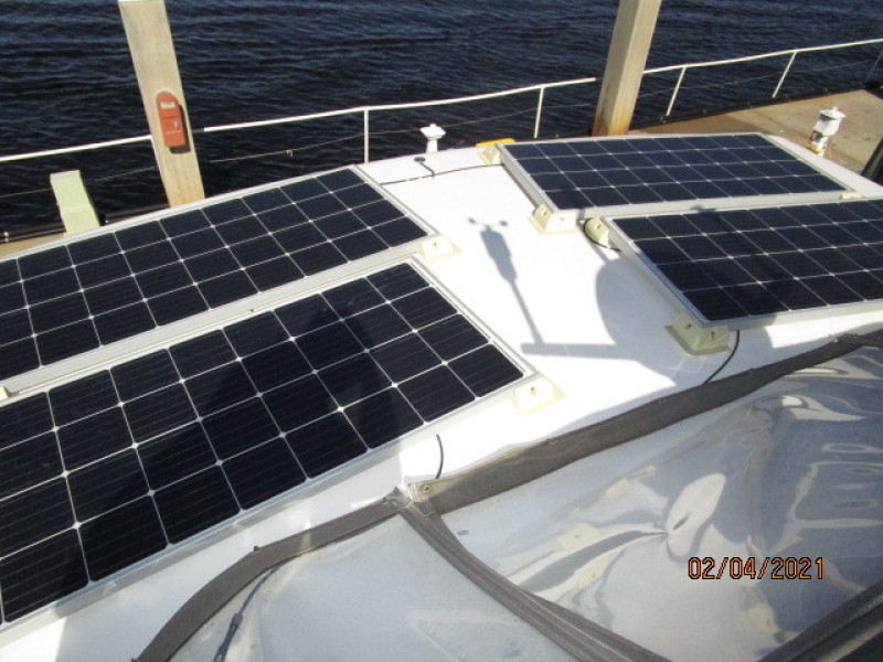 44' Carver solar panels