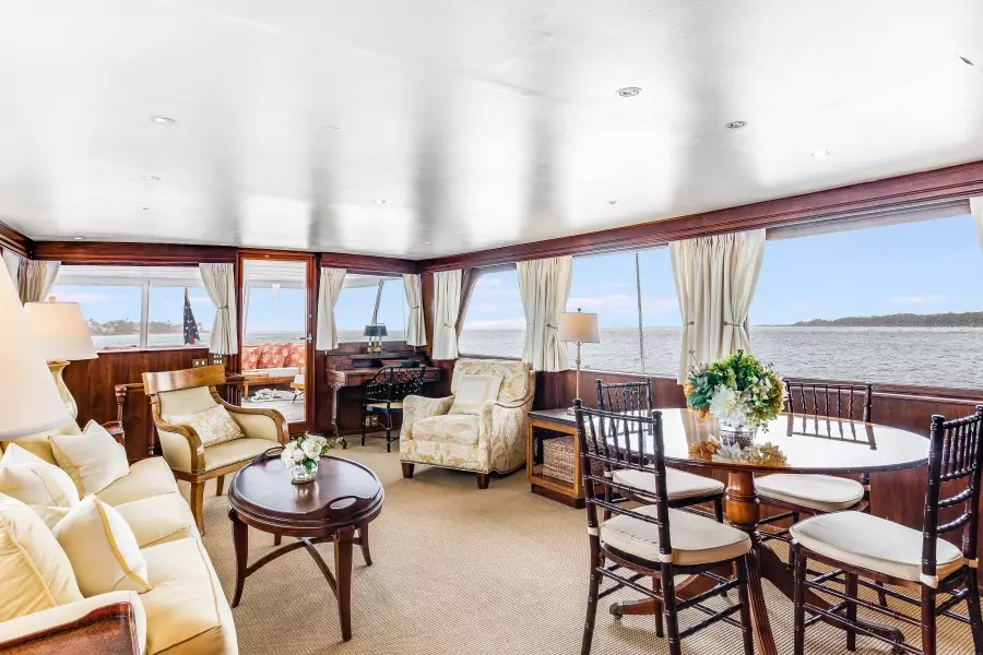 Main Saloon Looking Aft